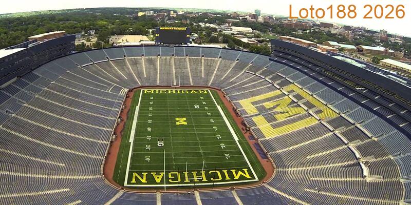 Michigan thuộc top sân vận động lớn nhất thế giới